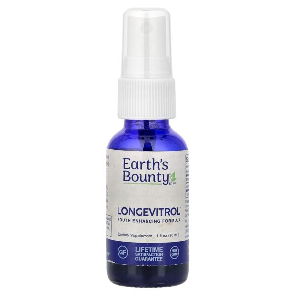 Earth's Bounty (Matrix Health) - Longevitrol Fórmula para Melhorar a Juventude 30 ml