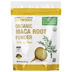 California Gold Nutrition - Superfoods Pó da Raiz de Maca-peruana Orgânica Certificada 240 g