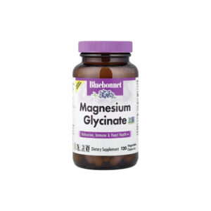 Glicinato de Magnésio 120 Cápsulas - Bluebonnet Nutrition