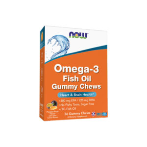 6a02d686b92c4ebb98753d2c13cb7783-meo9ffhre4.jpg Cápsulas Mastigáveis de Óleo de Peixe Ômega-3 sabor Maracujá 36 unidades - Now Foods