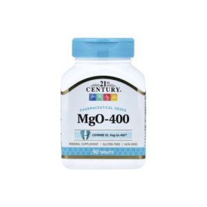 MgO-400 Óxido de Magnésio 400mg 90 Comprimidos - 21st Century