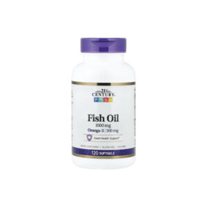 Óleo de Peixe 1000mg 120 Softgels - 21st Century