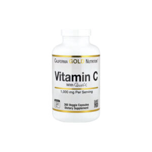Vitamina C Quali-C 1.000mg 365 Cápsulas Vegetais - California Gold Nutrition