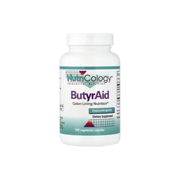 ButyrAid 100 Cápsulas Vegetarianas - NutriCology