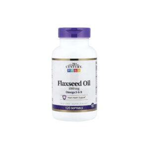 Óleo de Linhaça 1000mg 120 Cápsulas - 21st Century