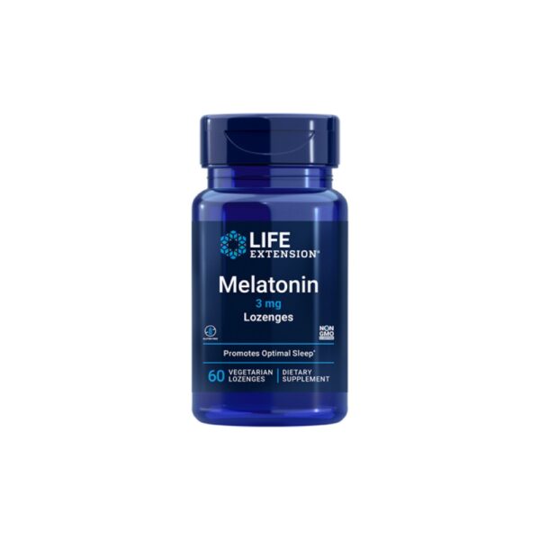6f09f74e6c.jpg Melatonina 3mg 60 Tabletes - Life Extension