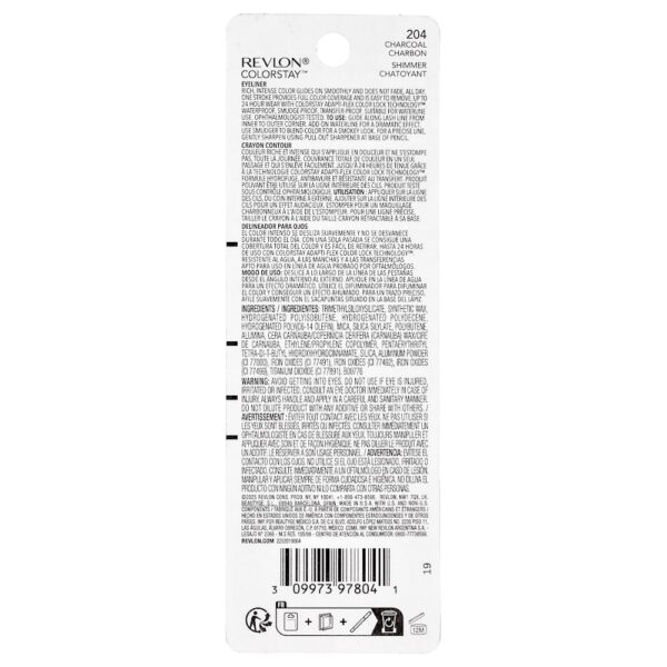 7-29.jpg Revlon - Colorstay Lápis de Delineador Brilho 204 Charcoal 0 g