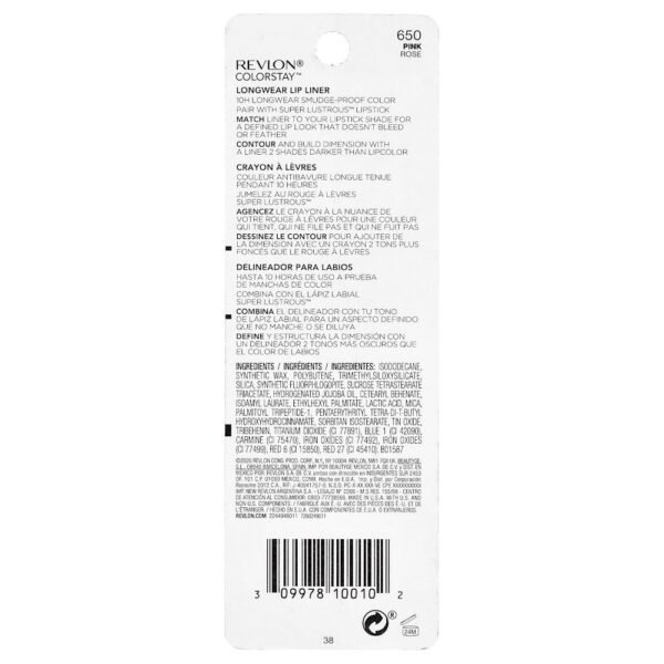7-32.jpg Revlon - Colorstay Delineador Labial de Longa Duração Rosa 650 0 g