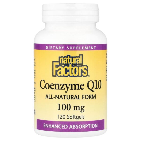Natural Factors - Coenzima Q10 100 mg 120 Softgels