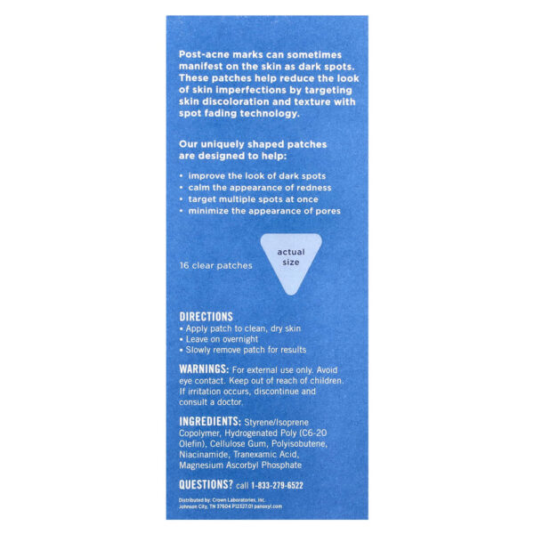 PanOxyl - Adesivos Iluminadores para Manchas e Cuidados Pós-Manchas 16 Adesivos Transparentes