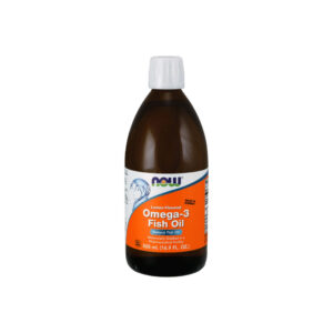 Óleo de Peixe Ômega-3 Sabor Limão 500ml - Now Foods