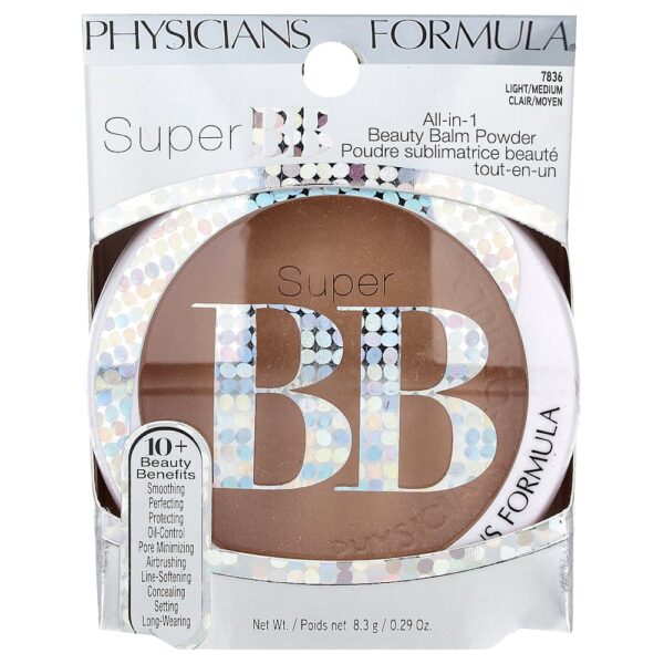 71-24.jpg Physicians Formula - Super BB Bálsamo de Beleza All-in-1 em Pó 7836 Claro/Médio 8 g