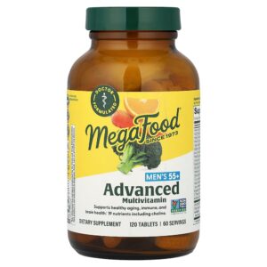 MegaFood - Multi para Homens com Mais de 55 anos 120 Comprimidos
