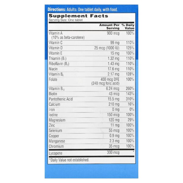 One-A-Day - Multivitamínico para Homens 100 Comprimidos