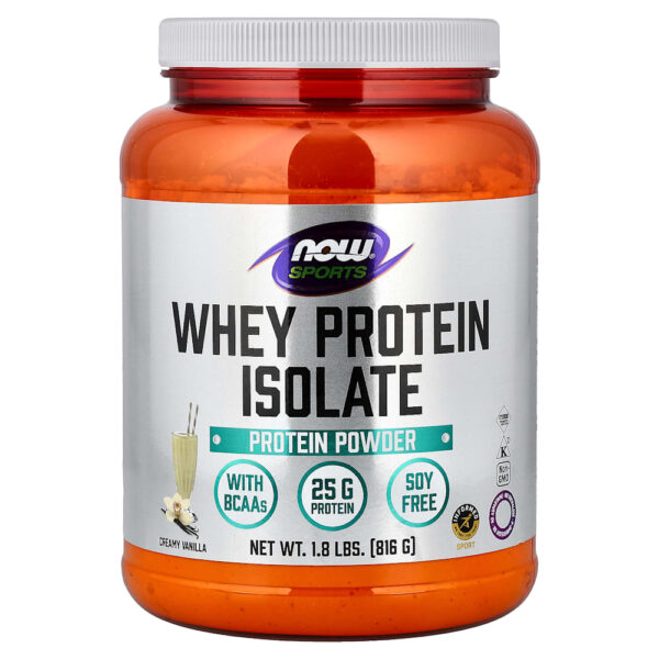 NOW Foods - Whey Protein Isolate Baunilha Natural 816 g