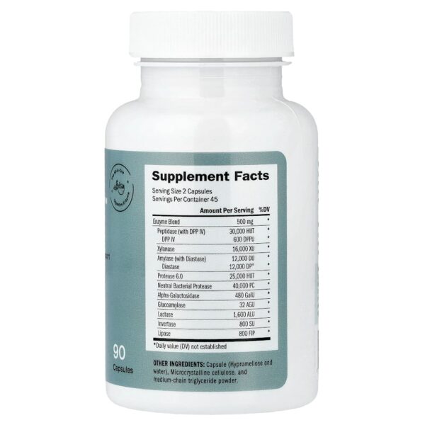 72-20.jpg Houston Enzymes - TriEnza Mistura de Enzimas Digestivas 90 Cápsulas