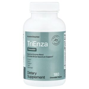 72-22.jpg Houston Enzymes - TriEnza Mastigável 180 Comprimidos Mastigáveis