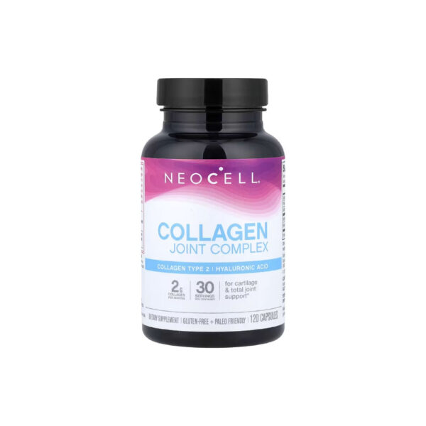 72cd2ec48efc40ae9d5814b32e0348a7-uvscj2gfkp.jpg Collagen Joint Complex Complexo de Colágeno para as Articulações 120 Cápsulas - NeoCell
