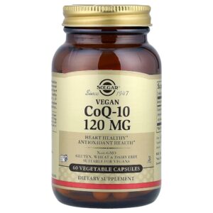 Solgar - Vegetarian CoQ-10 120 mg 60 Cápsulas Vegetais