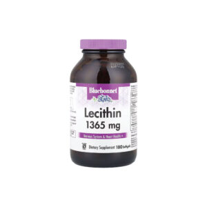 Lecitina de Soja 1365mg Soy Lecithin 180 Softgels - Bluebonnet Nutrition