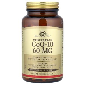 Solgar - CoQ-10 Vegetariano 60 mg 180 Cápsulas Vegetarianas