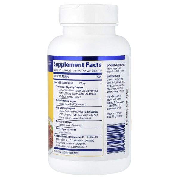 75-23.jpg Enzymedica - Digest Gold + Probióticos 180 Cápsulas