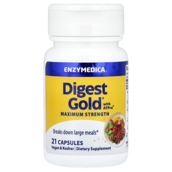 Enzymedica - Digest Gold com ATPro 21 Cápsulas