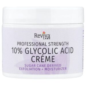 Reviva Labs - Creme com Ácido Glicólico 10% Pele Normal ou Manchada 55 g