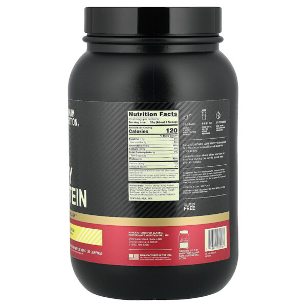 77-28.jpg Optimum Nutrition - Gold Standard 100% Whey Creme de Banana 907 g