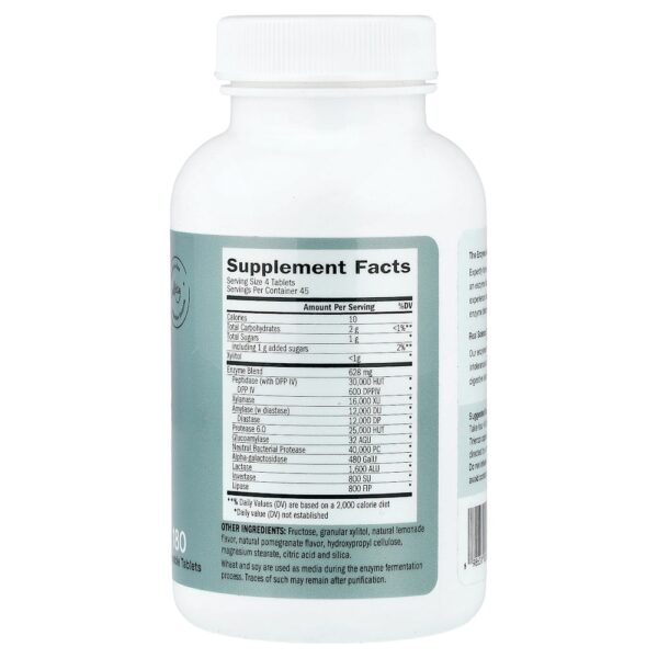 78-17.jpg Houston Enzymes - TriEnza Mastigável 180 Comprimidos Mastigáveis