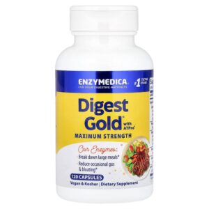 Enzymedica - Digest Gold com ATPro 120 Cápsulas