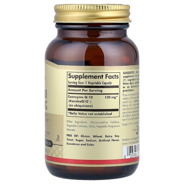 Solgar - Vegetarian CoQ-10 120 mg 60 Cápsulas Vegetais