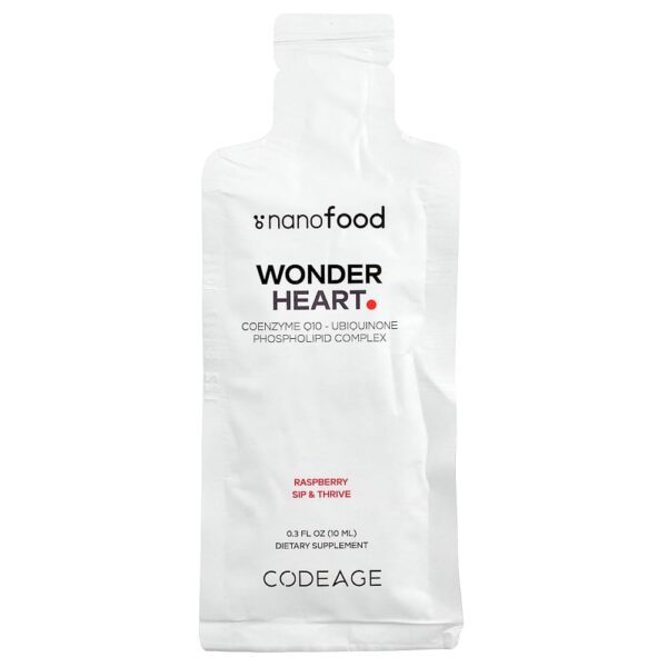 Codeage - Nanofood Wonder Heart Framboesa 30 Sachês 10 ml Cada