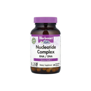 79d9d669fb74438ca24c362f45502aa3-7d297rq7ro.jpg Complexo de Nucleotídeos RNA / DNA Nucleotide Complex 60 Cápsulas - Bluebonnet Nutrition