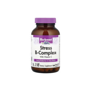7db558035de04ef09102f5da10866e8b-1026jtupsl.jpg Complexo B para Alívio do Estresse Stress B-Complex 100 Cápsulas - Bluebonnet Nutrition