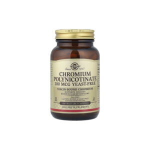 Polinicotinato de Cromo 200mcg 100 Cápsulas Vegetais - Solgar