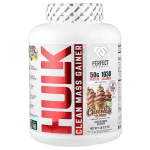 PERFECT Sports - Casca Clean Mass Gainer Sorvete de Chocolate 2,27 kg