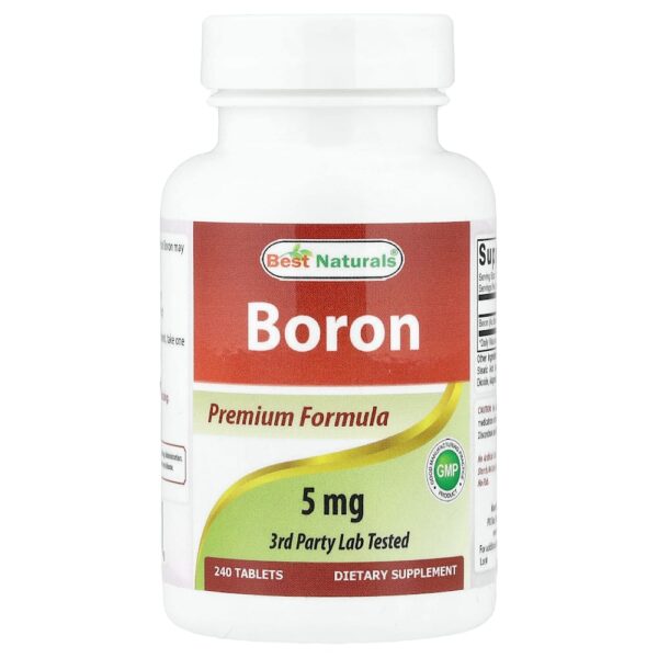 Best Naturals - Boro 5 mg 240 Comprimidos