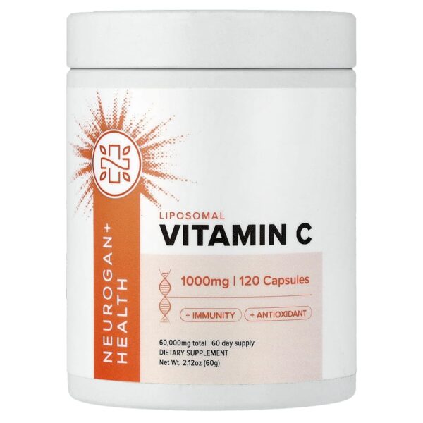 8-132.jpg Neurogan Health - Vitamina C Lipossomal 120 Cápsulas (500 mg por Cápsula)