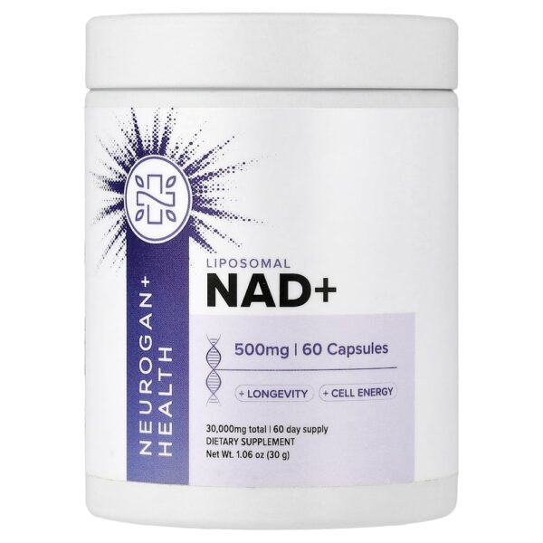 Neurogan Health - NAD+ Lipossomal 500 mg 60 Cápsulas
