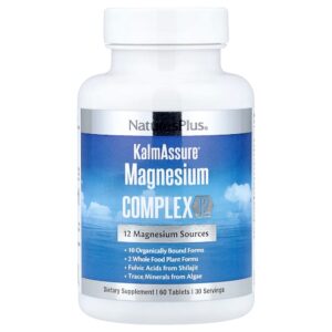 NaturePlus - KalmAssure Complexo de Magnésio 12 60 Comprimidos