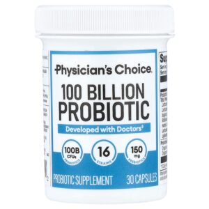 8-160.jpg Physician's Choice - 100 Bilhões de Probiotic 30 Cápsulas