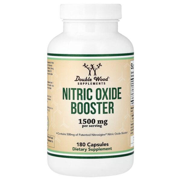 Double Wood Supplements - Reforço de Óxido Nítrico 180 Cápsulas
