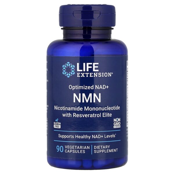 Life Extension - NMN NAD+ Otimizado 90 Cápsulas Vegetarianas
