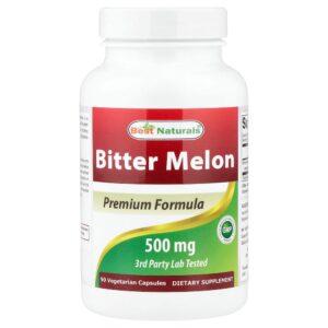 Best Naturals - Melão-de-São-Caetano 500 mg 90 Cápsulas Vegetarianas