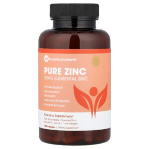 Pure Micronutrients - Zinco Puro 25 mg 120 Cápsulas