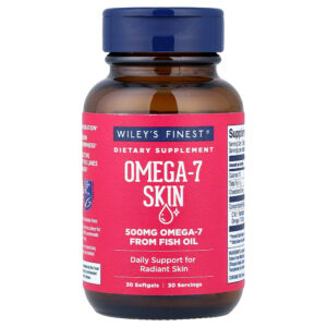 Wiley's Finest - Ômega-7 para a Pele 30 Cápsulas Softgel