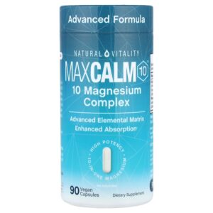 Natural Vitality - MaxCalm10 90 Cápsulas Veganas