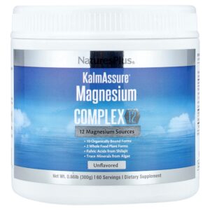 NaturePlus - KalmAssure Complexo de Magnésio 12 Sem Sabor 300 g