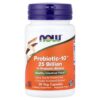 NOW Foods - Probiotic-10 25 Bilhões de UFCs 30 Cápsulas Vegetais